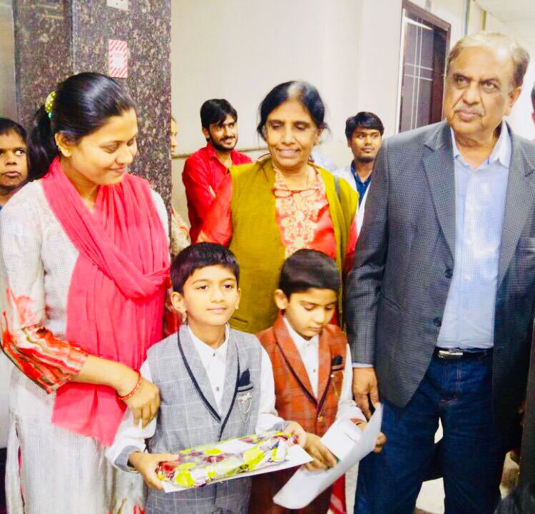 Children's Day celebration at Bansal Global Hospital in Azadpur